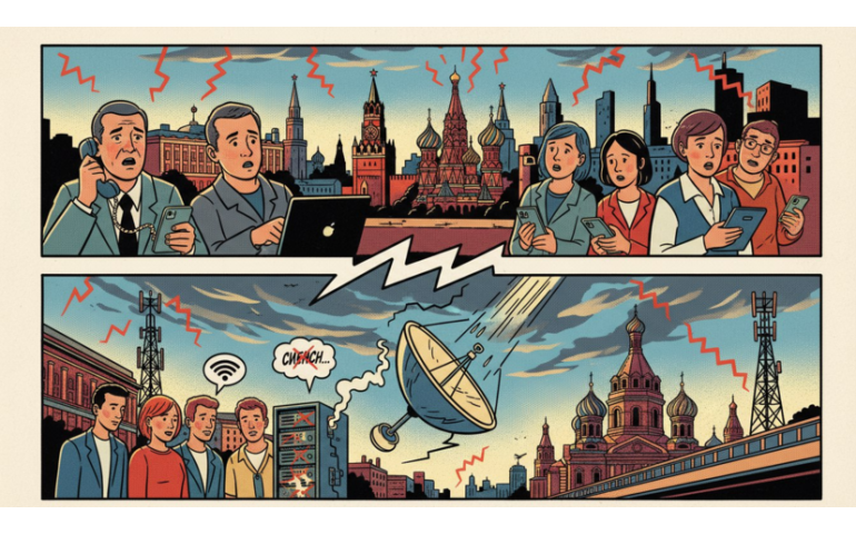 Москвад яагаад интернэт тасрав?